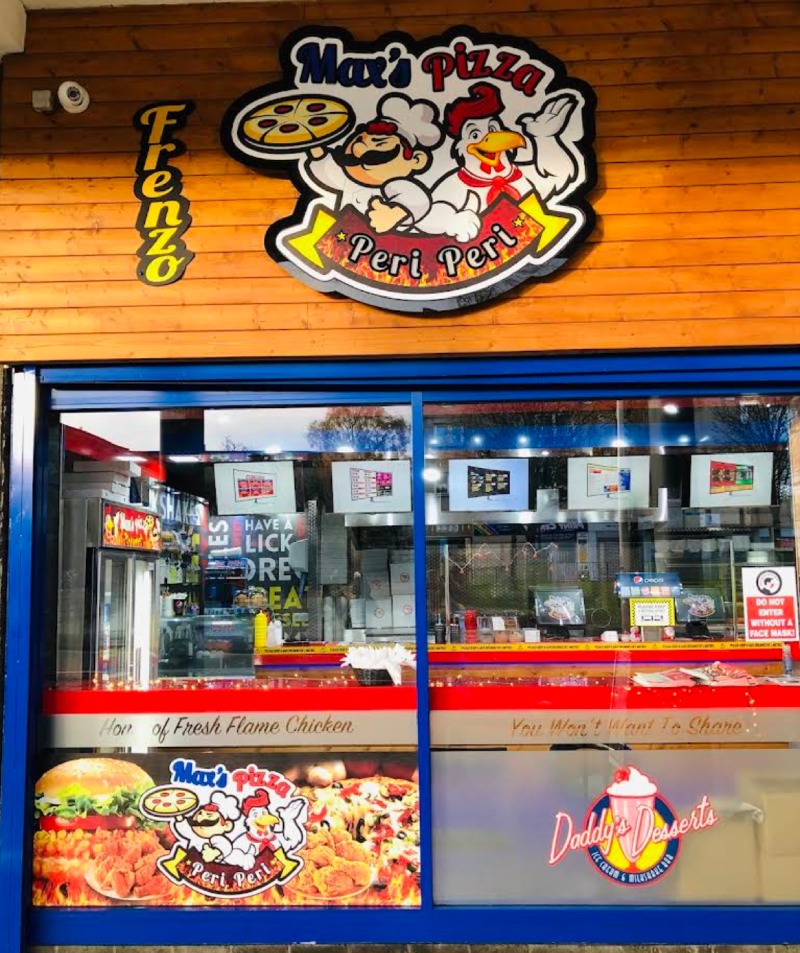 Max’s Pizza and Frenzo Peri Peri Takeaway in Johnstone 